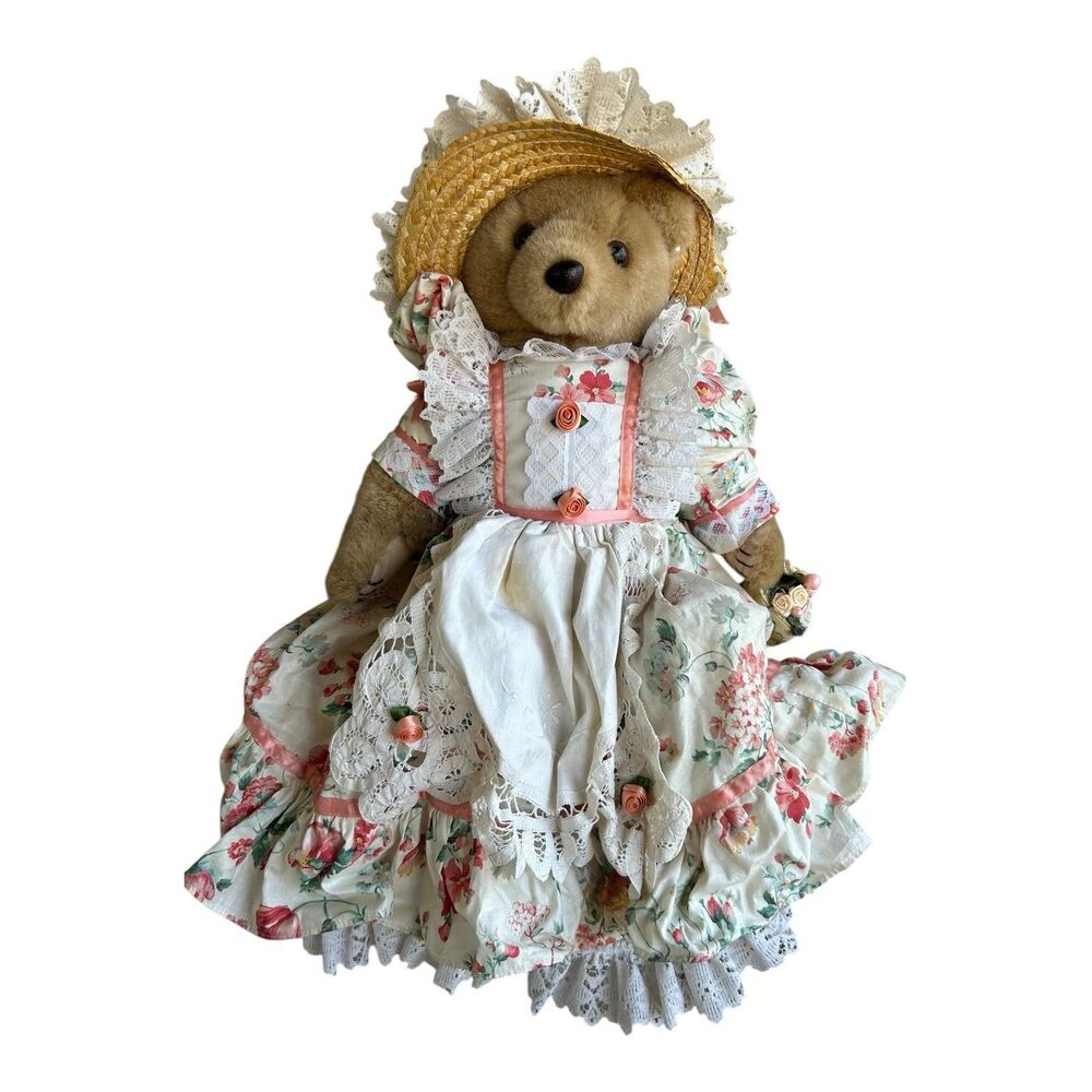 Vintage Bearly People Dolls Lot Of 3 - Picture 9 of 16